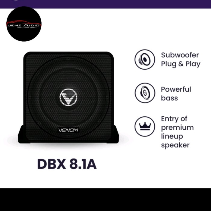 Venom Subwoofer Bagasi Diabox DBX 8.1 A