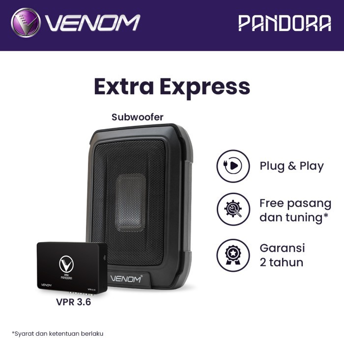 Venom Paket Audio Mobil Extra Express Plug and Play