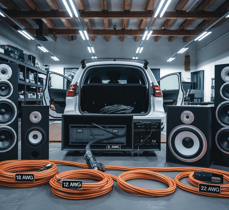 Temukan ukuran kabel audio mobil yang paling tepat