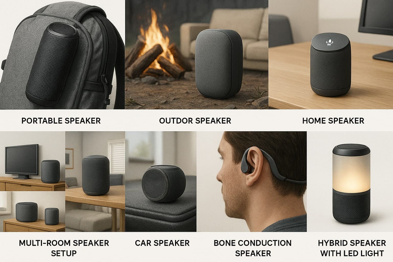 Tipe tipe bluetooth speaker dengan berbagai gaya