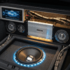 Sistem audio mobil yang terpasang rapi di bagasi, menunjukkan instalasi yang benar untuk menghindari kesalahan saat memilih audio mobil.