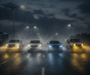 SImak cahaya lampu mobil sesuai fungsinya